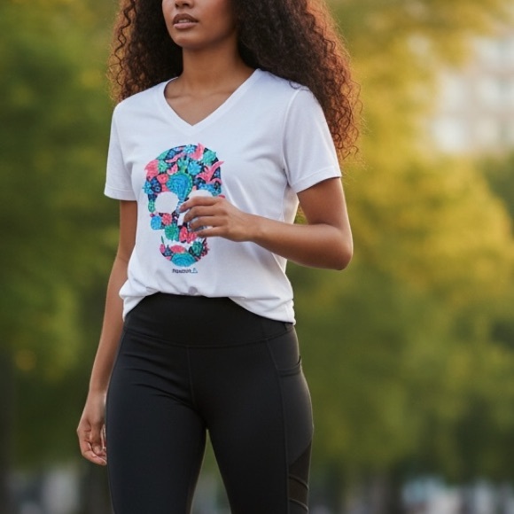 Reebok Tops - Reebok Skull T-Shirt